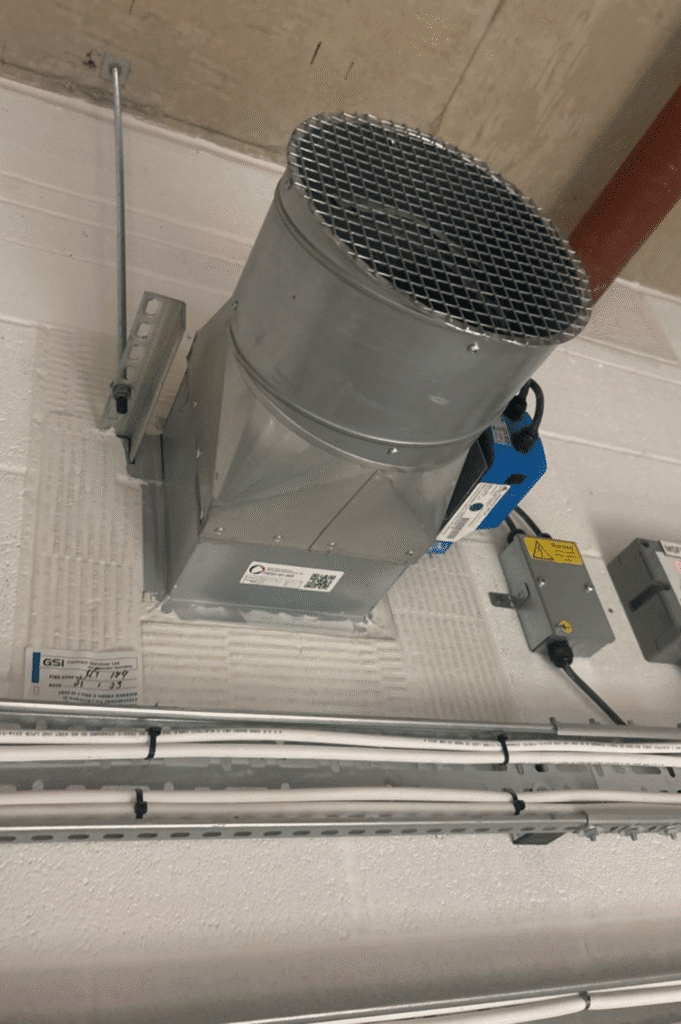 Smoke and Fire Dampers control panel
